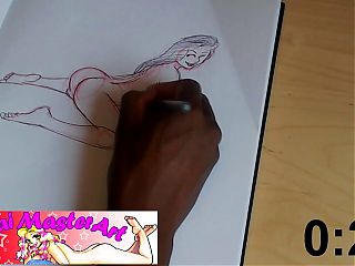 Abella Danger 5 Min Speed Drawing
